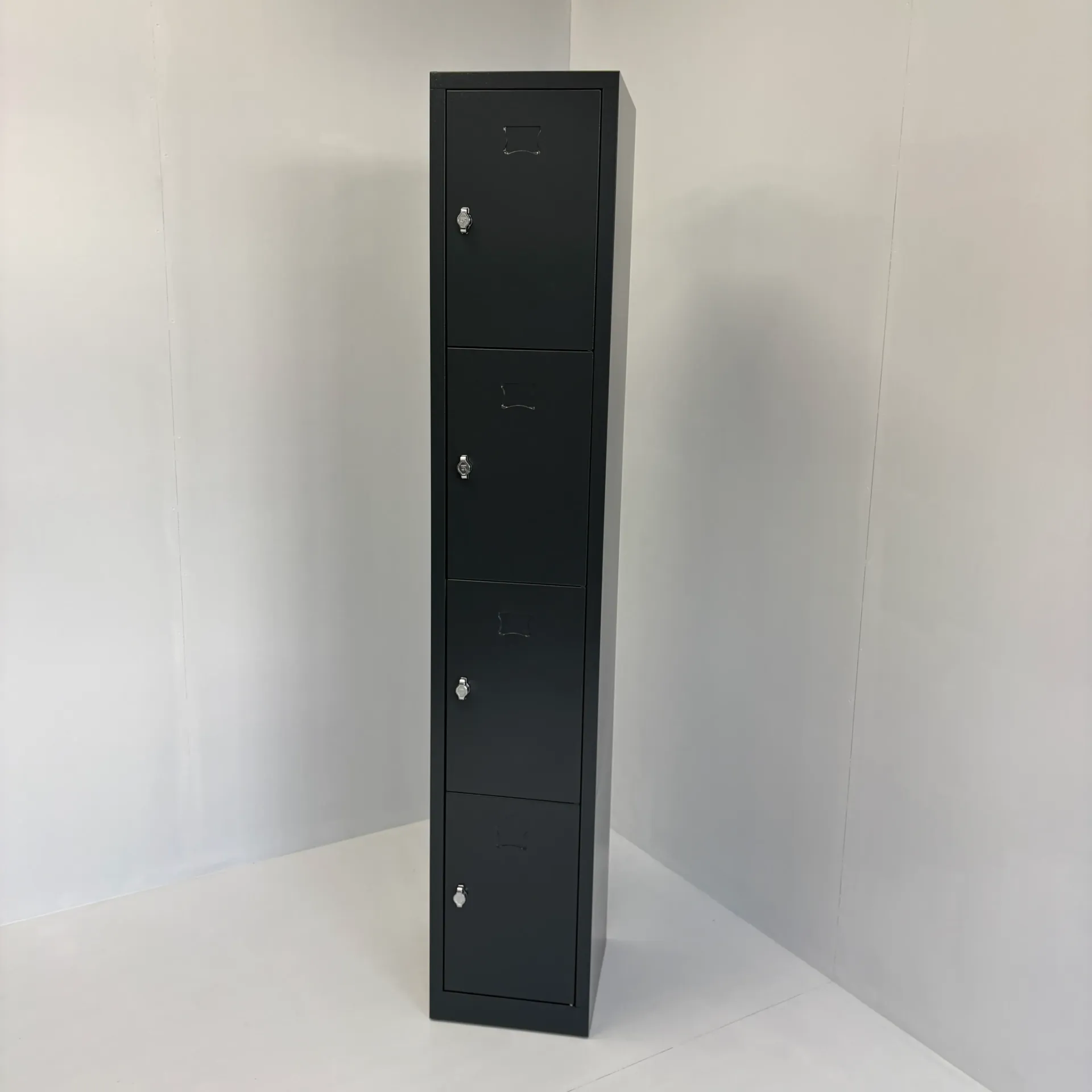 Locker vierdeurs smal 35x40x195cm Antracietgrijs